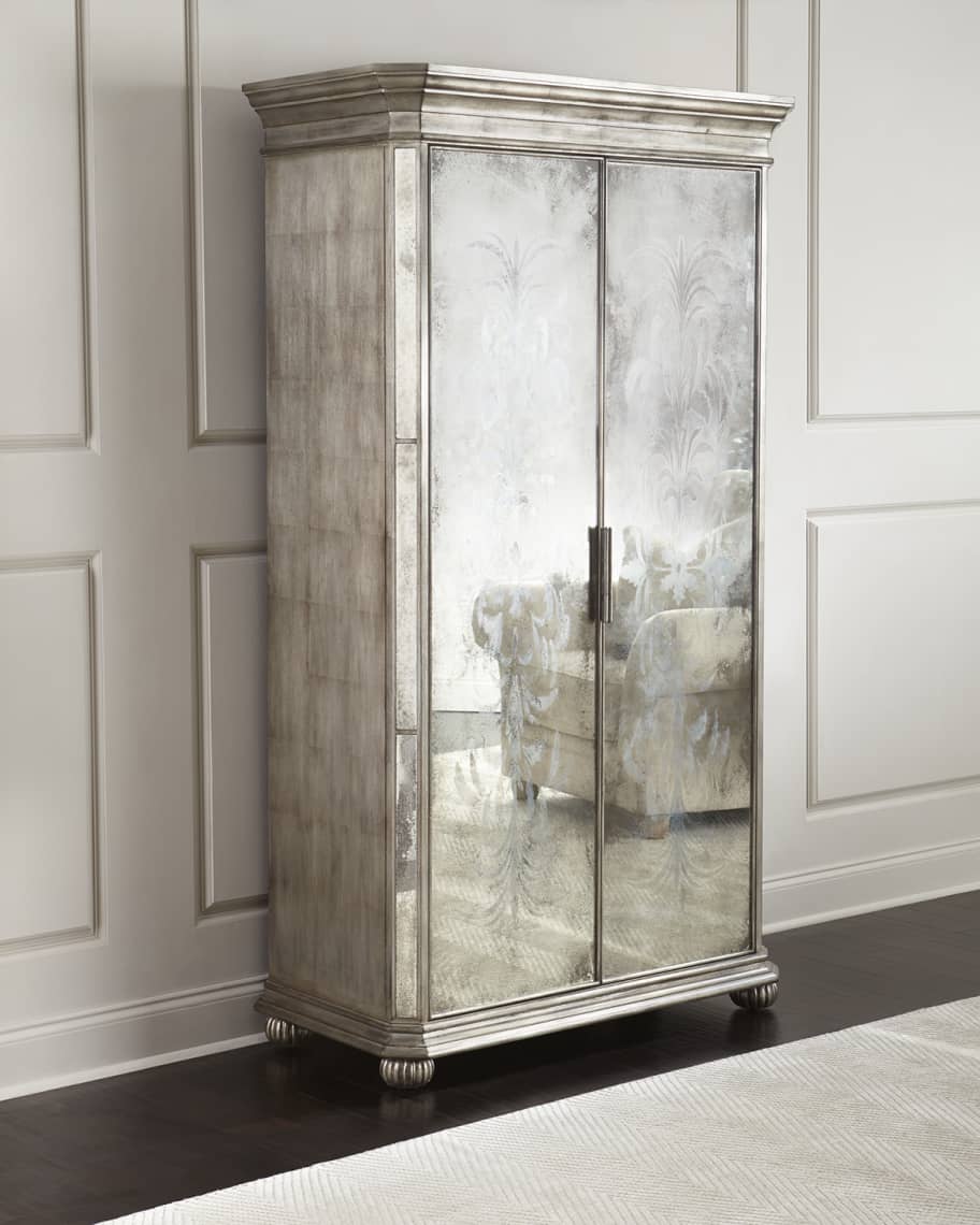 Image 1 of 4: Lucero Mirrored Cabinet