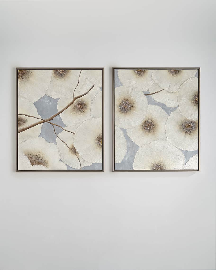 Elegance Blooms Original Painting, Set of 2 | Horchow