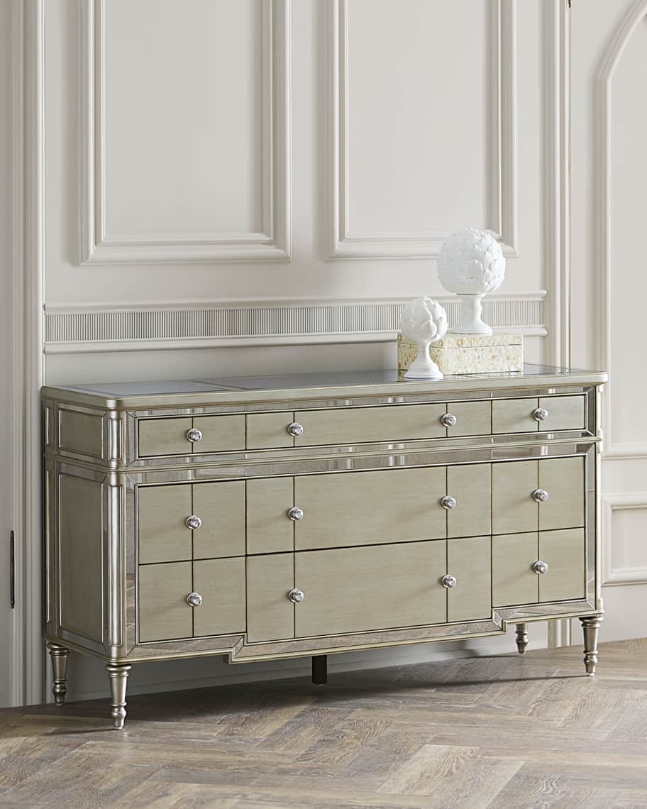 Horchow mirrored clearance dresser