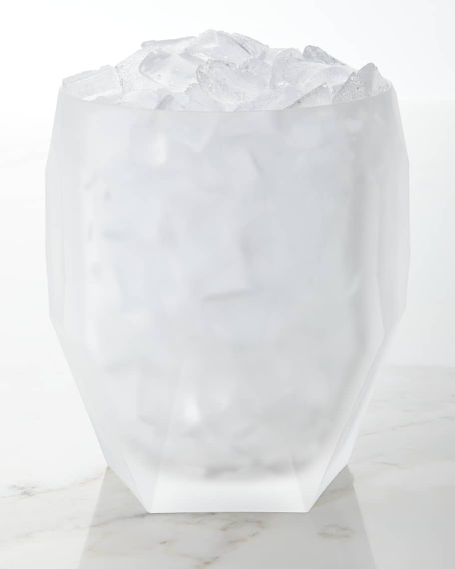 Image 1 of 1: Antarctica Frost Acrylic Ice Bucket, Clear