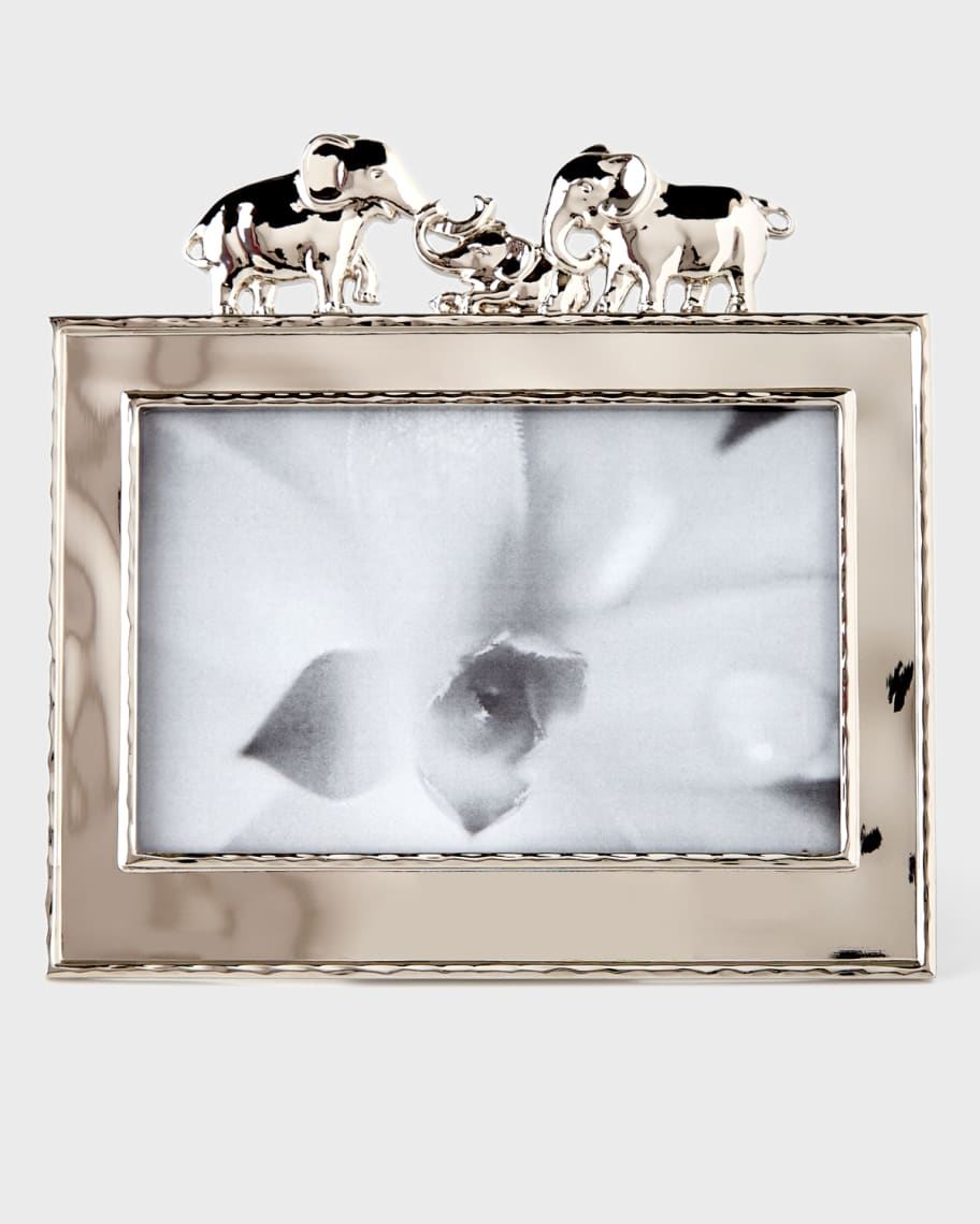 Image 1 of 1: Elephant 4" x 6" Picture Frame