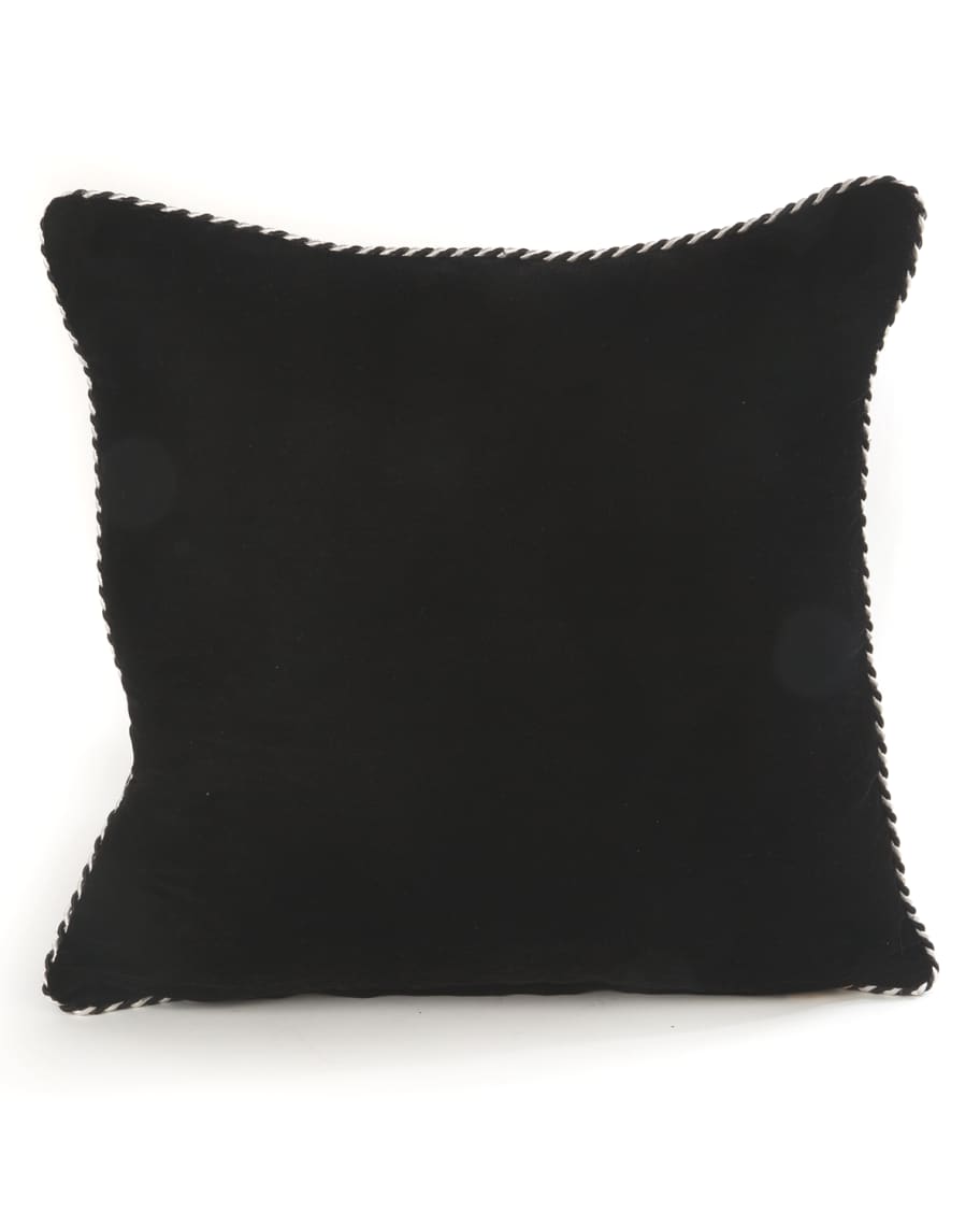 Image 2 of 2: Gardenia Square Pillow