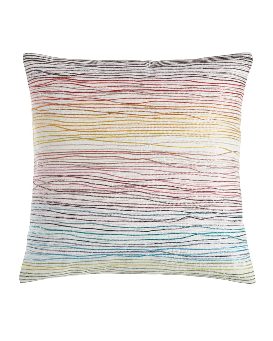 Image 1 of 1: Aquarelle Embroidered Pillow