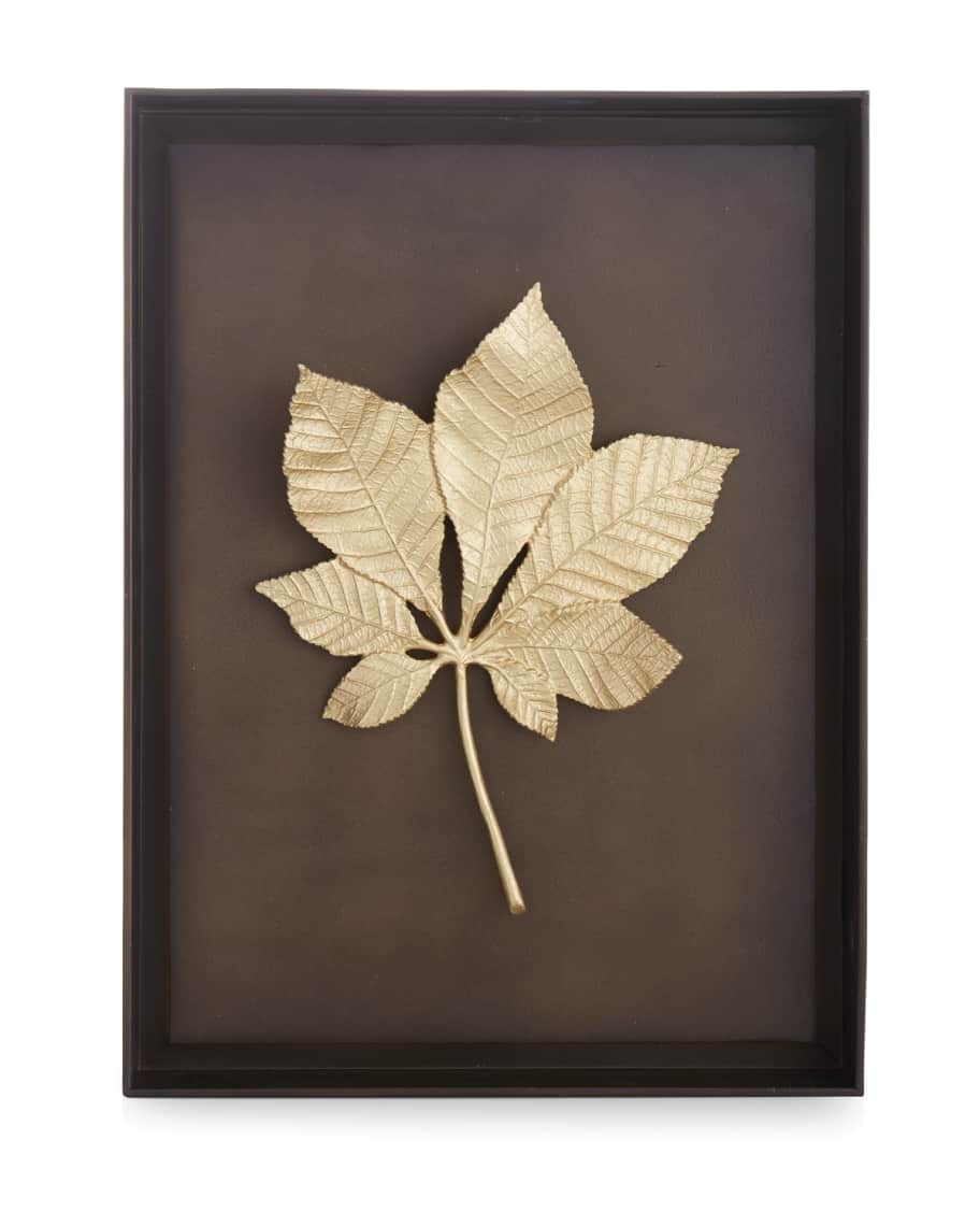 Image 1 of 1: Chestnut Leaf Shadow Box