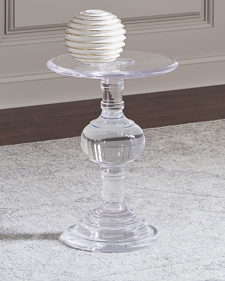 Acrylic clearance accent table