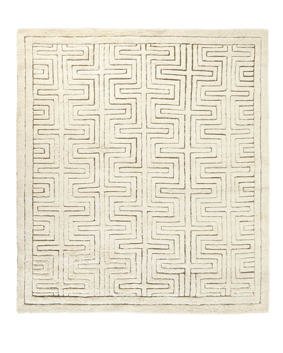 Image 2 of 3: Lisbon Hand-Knotted Rug, 8' x 10'