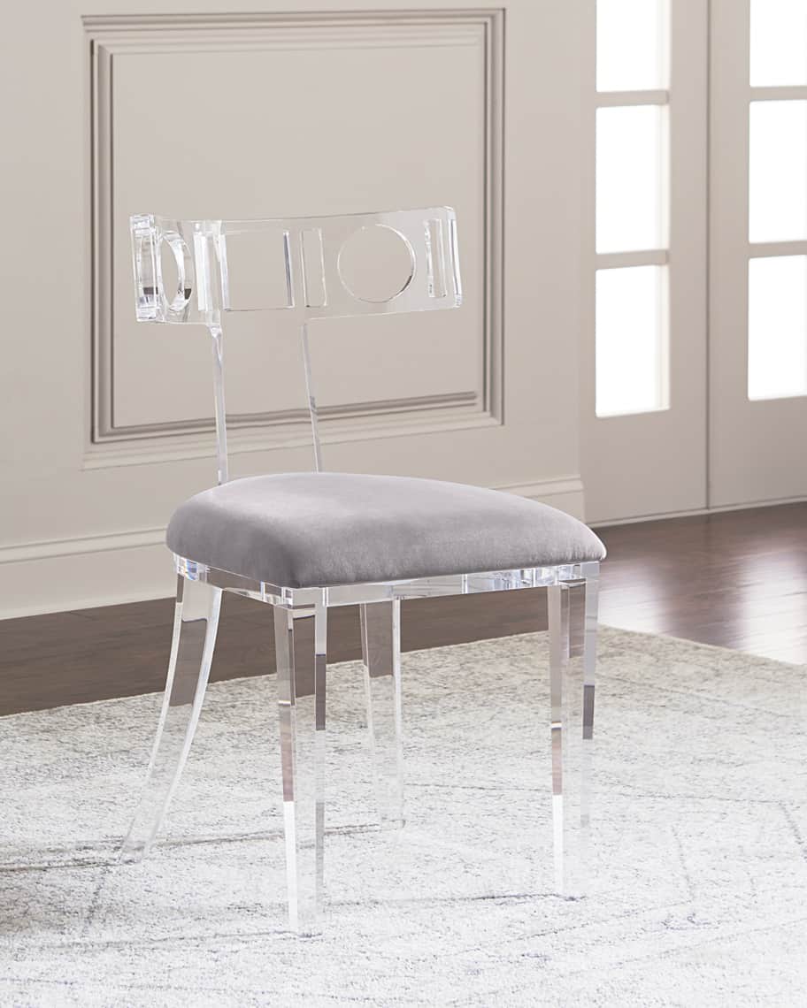 Image 1 of 2: Hepburn Acrylic Accent Chair