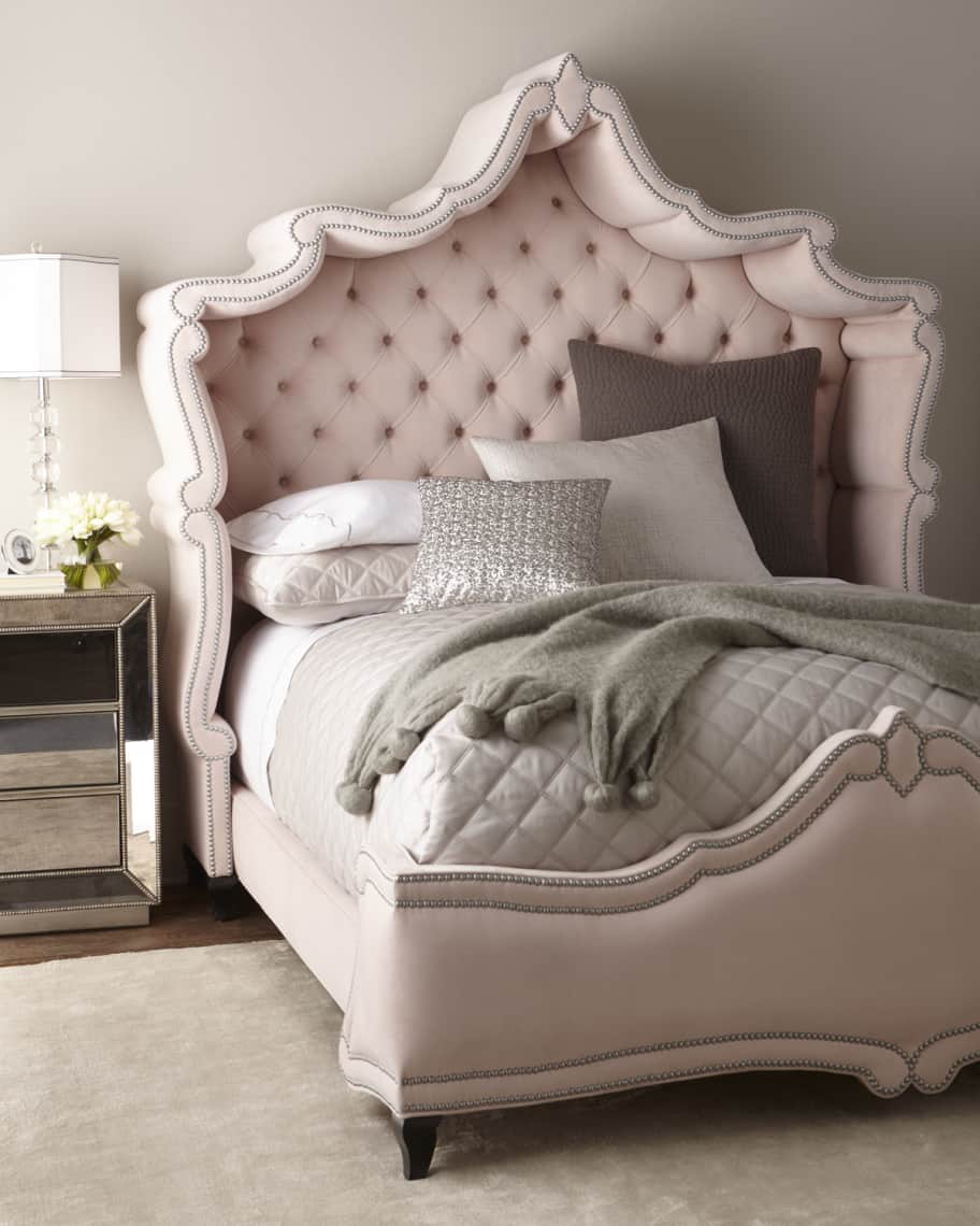 Haute House Blush Antoinette King Bed Horchow