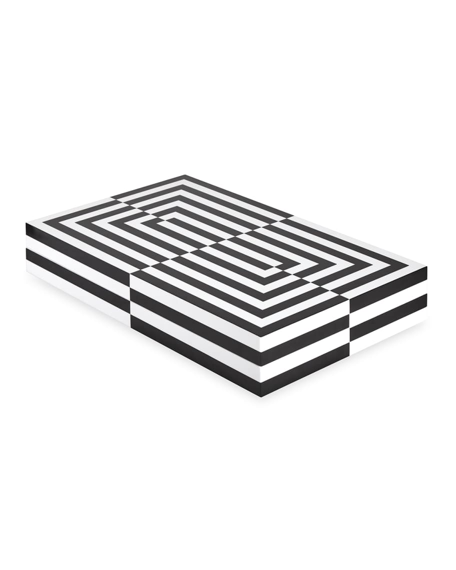 Image 3 of 5: Optical Illusion Art Backgammon Set