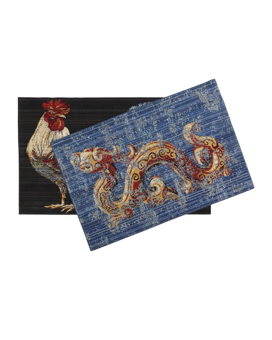 Image 3 of 5: Gallen Rooster Accent Rug, 3' x 5'