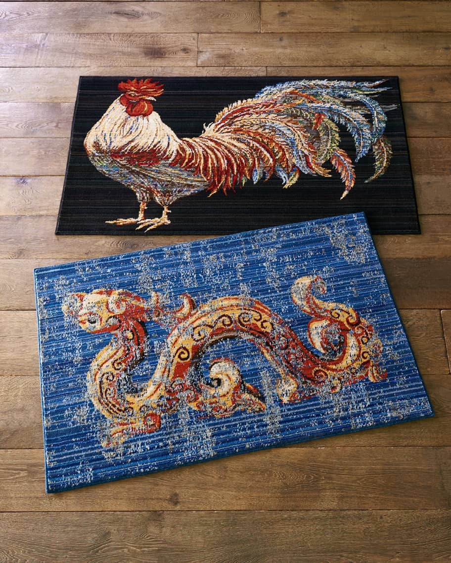 Image 2 of 5: Gallen Rooster Accent Rug, 3' x 5'