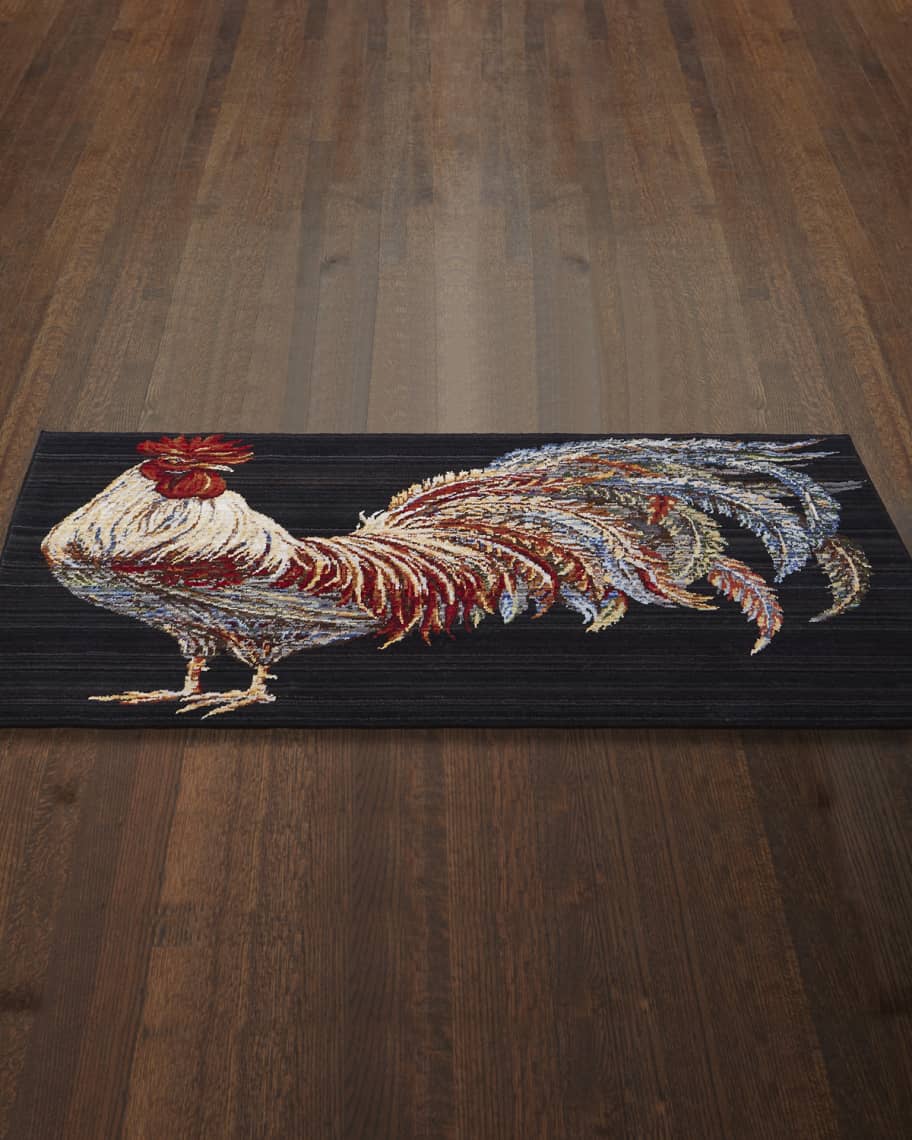 Image 1 of 5: Gallen Rooster Accent Rug, 3' x 5'