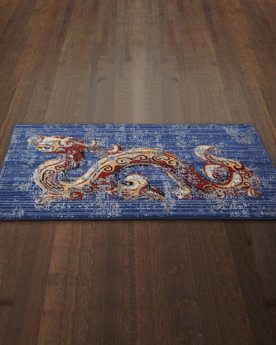 Image 1 of 5: Drake the Dragon Accent Rug, 3' x 5'