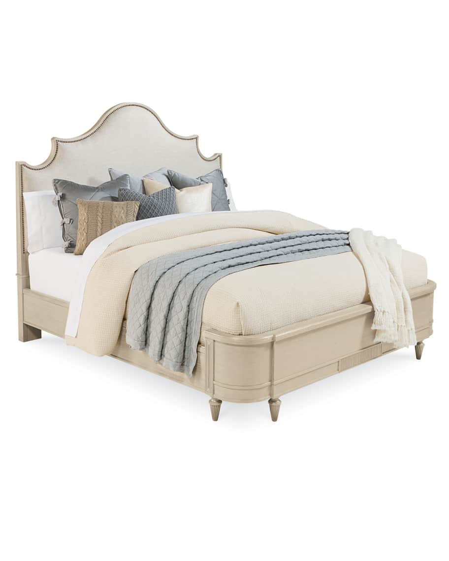 Image 3 of 5: Moana Upholstered King Bed