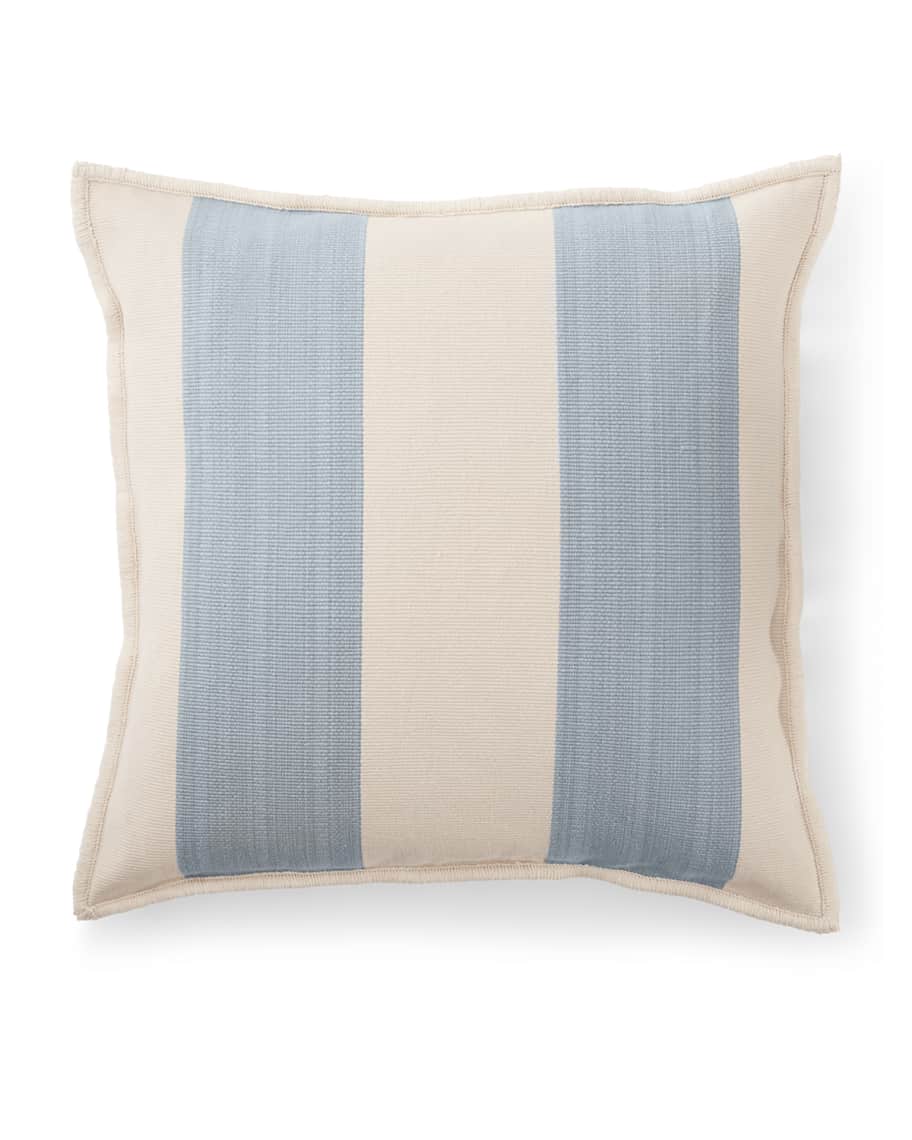 Image 1 of 1: Graydon Ticking Decorative Pillow, 20"Sq.