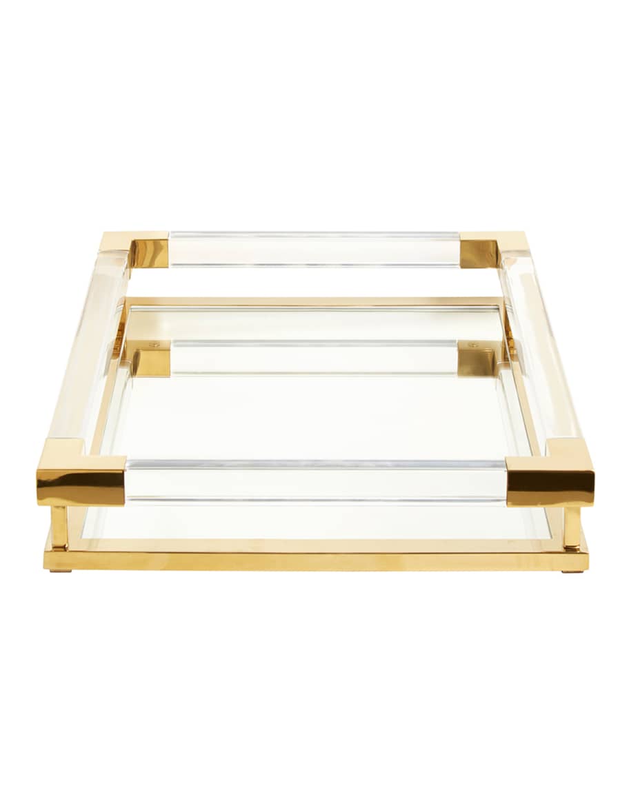 Jonathan Adler Jacques Small Decorative Tray, Brass | Horchow