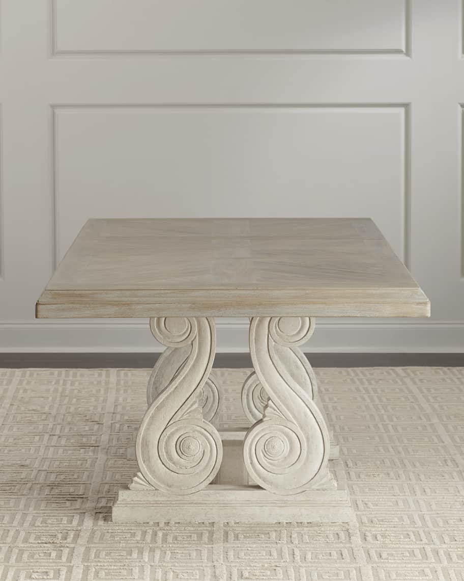 Image 1 of 3: Magdalen Pedestal Dining Table