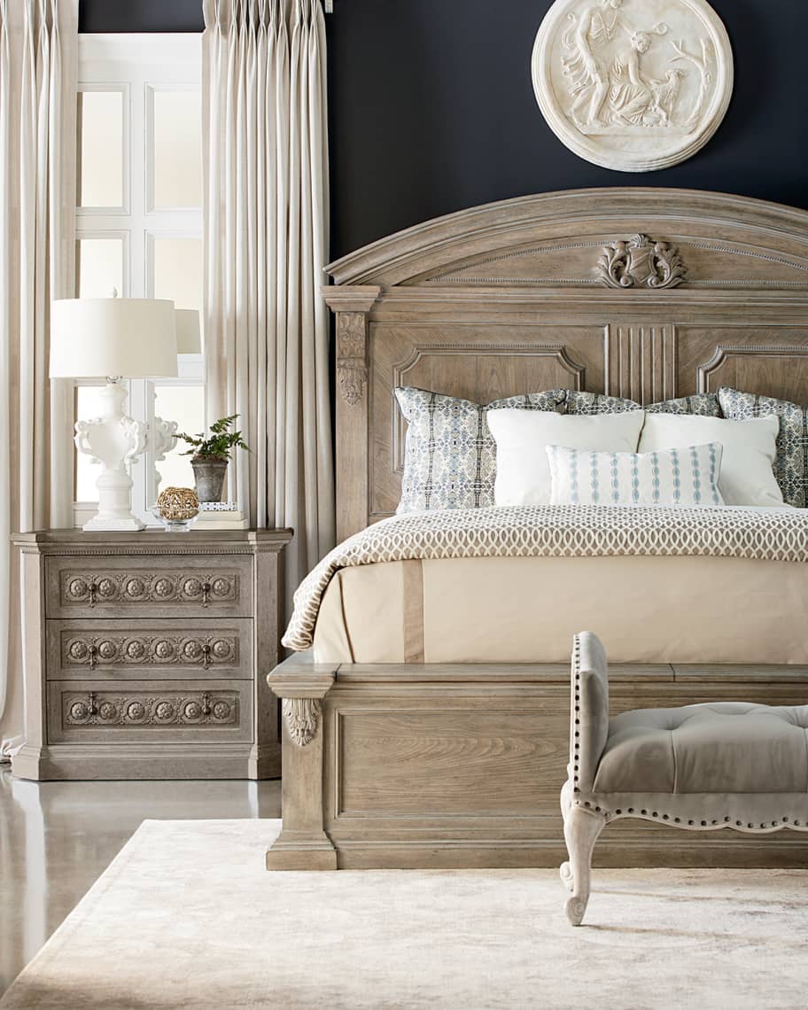 Image 2 of 3: Chambers Queen Panel Bed with Cedar Storage