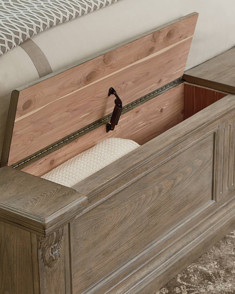 Image 3 of 3: Chambers Queen Panel Bed with Cedar Storage
