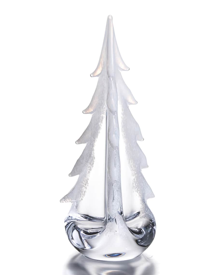 Image 1 of 3: Snowy Branches Glass Tree - 12"