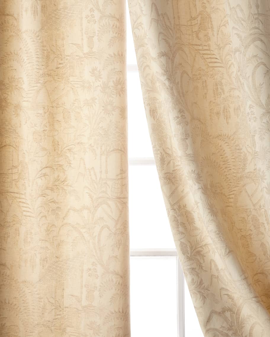 Image 1 of 1: Chinese Garden Curtain, 84"L