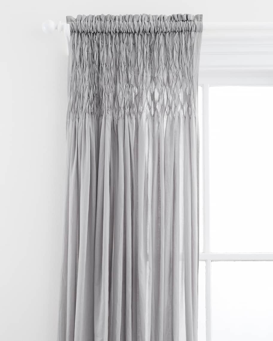 Image 1 of 2: Heirloom Voile Curtain Panel, 96"L