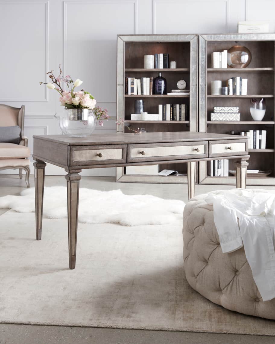 Image 1 of 2: Nathan Eglomise Writing Desk