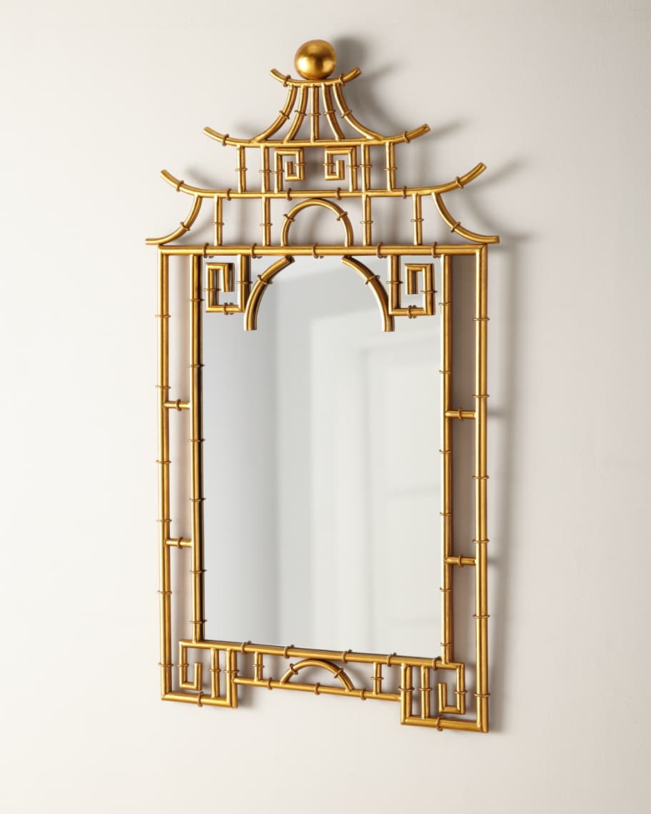 Image 3 of 3: Bamboo Pagoda Mirror
