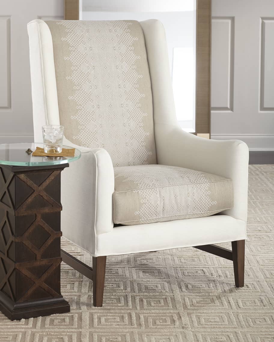 Image 1 of 6: Lyric Tall Back Wing Chair