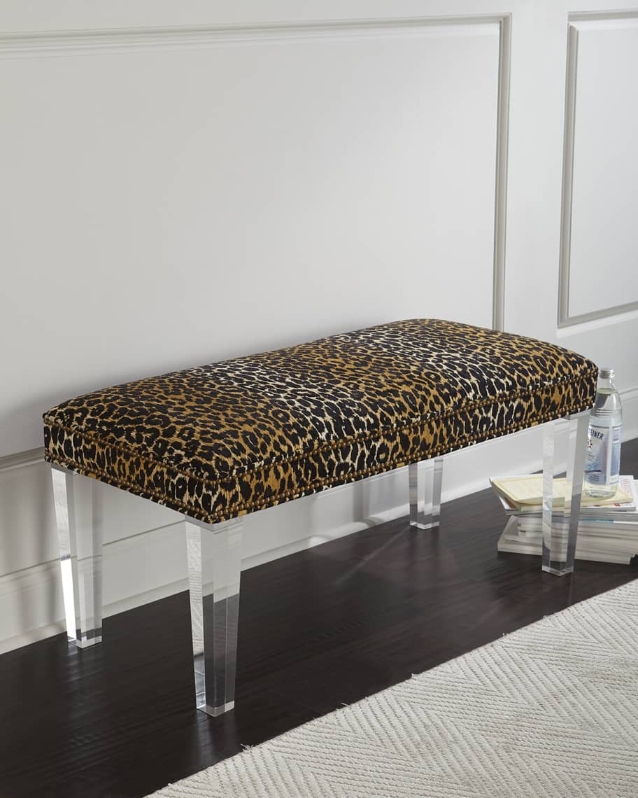 Image 1 of 5: Camlo Leopard Bench