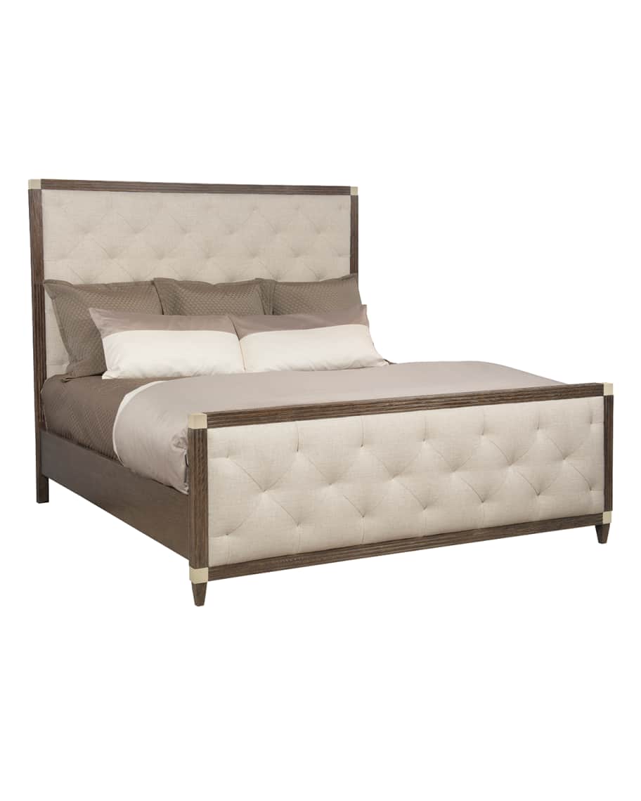 Image 2 of 3: Clarendon Tufted King Bed