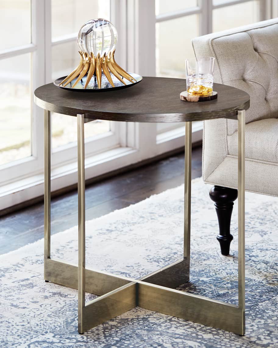 Image 1 of 3: Clarendon Oval End Table