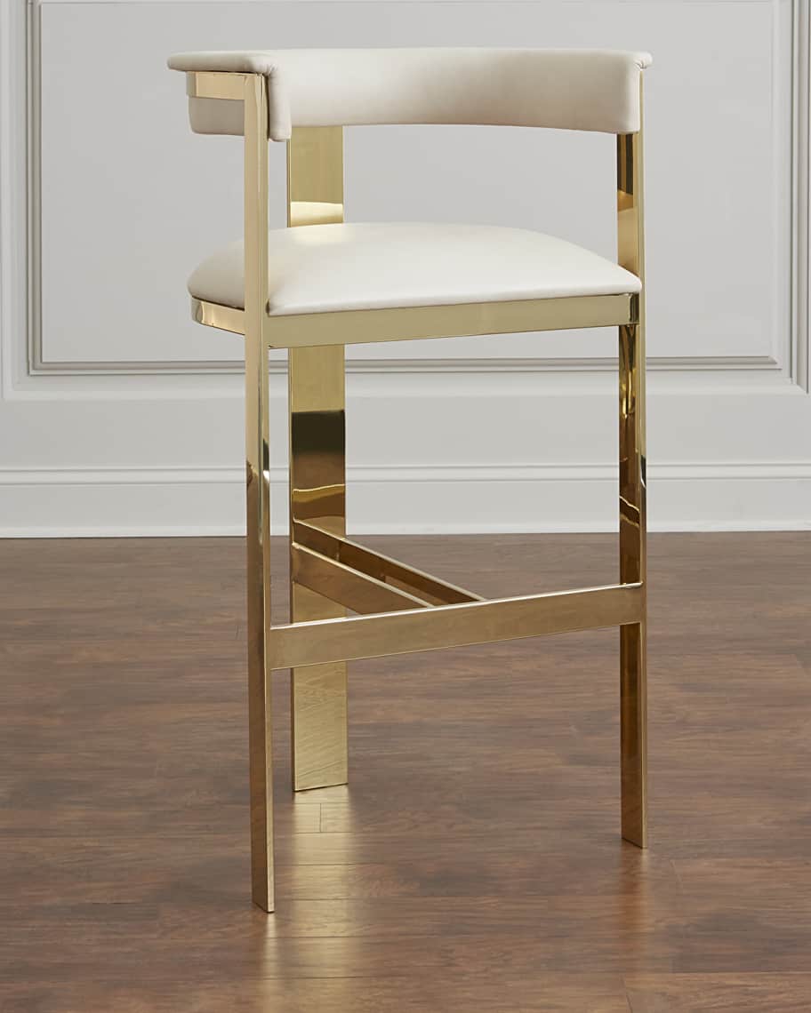 Alpha brass clearance counter stool