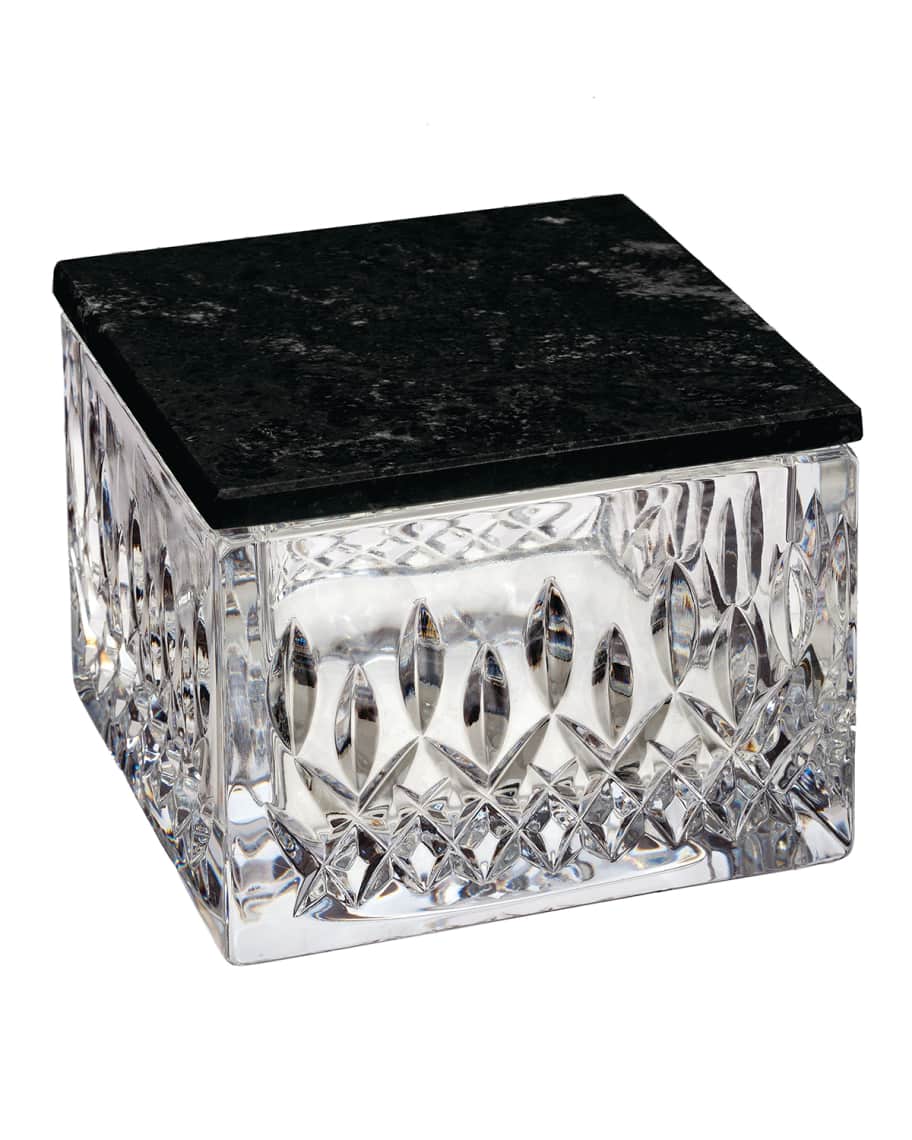 Image 1 of 1: Lismore Opulence Covered Box with Marble Lid