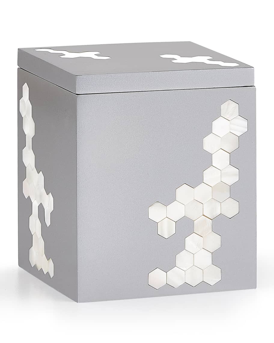 Image 1 of 1: Hex Canister, Silver