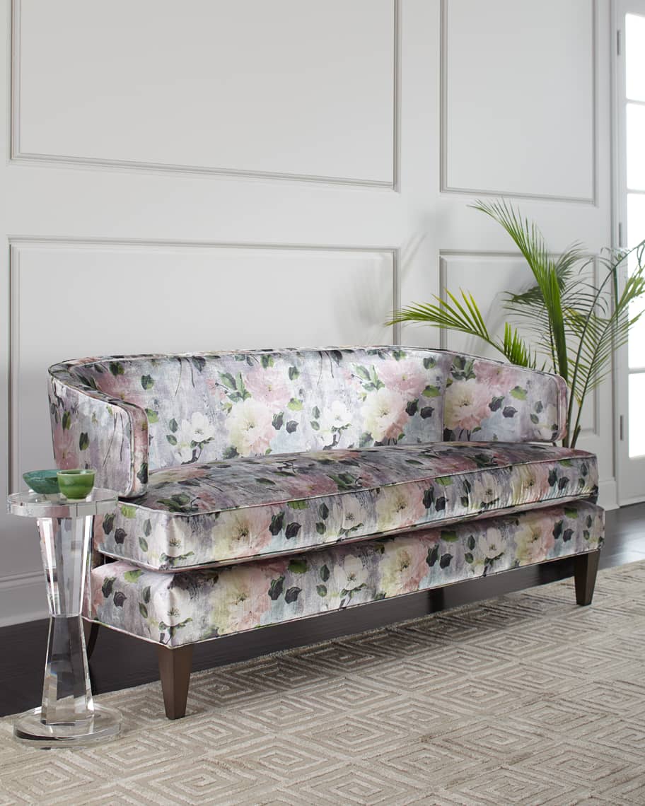 Image 1 of 2: Lillie Floral Settee