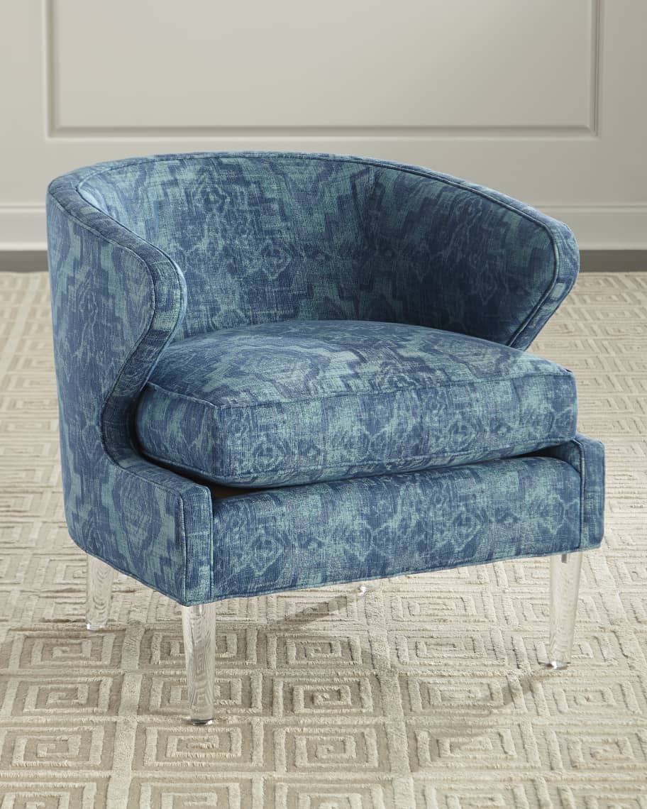 Image 1 of 4: Gene Acrylic-Leg Chair
