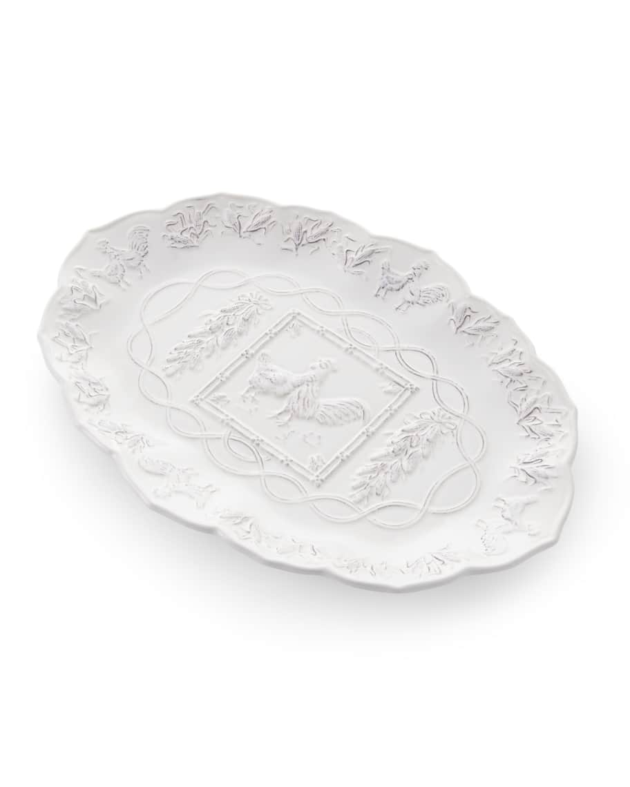 Image 1 of 1: Rooster Rectangular Tray