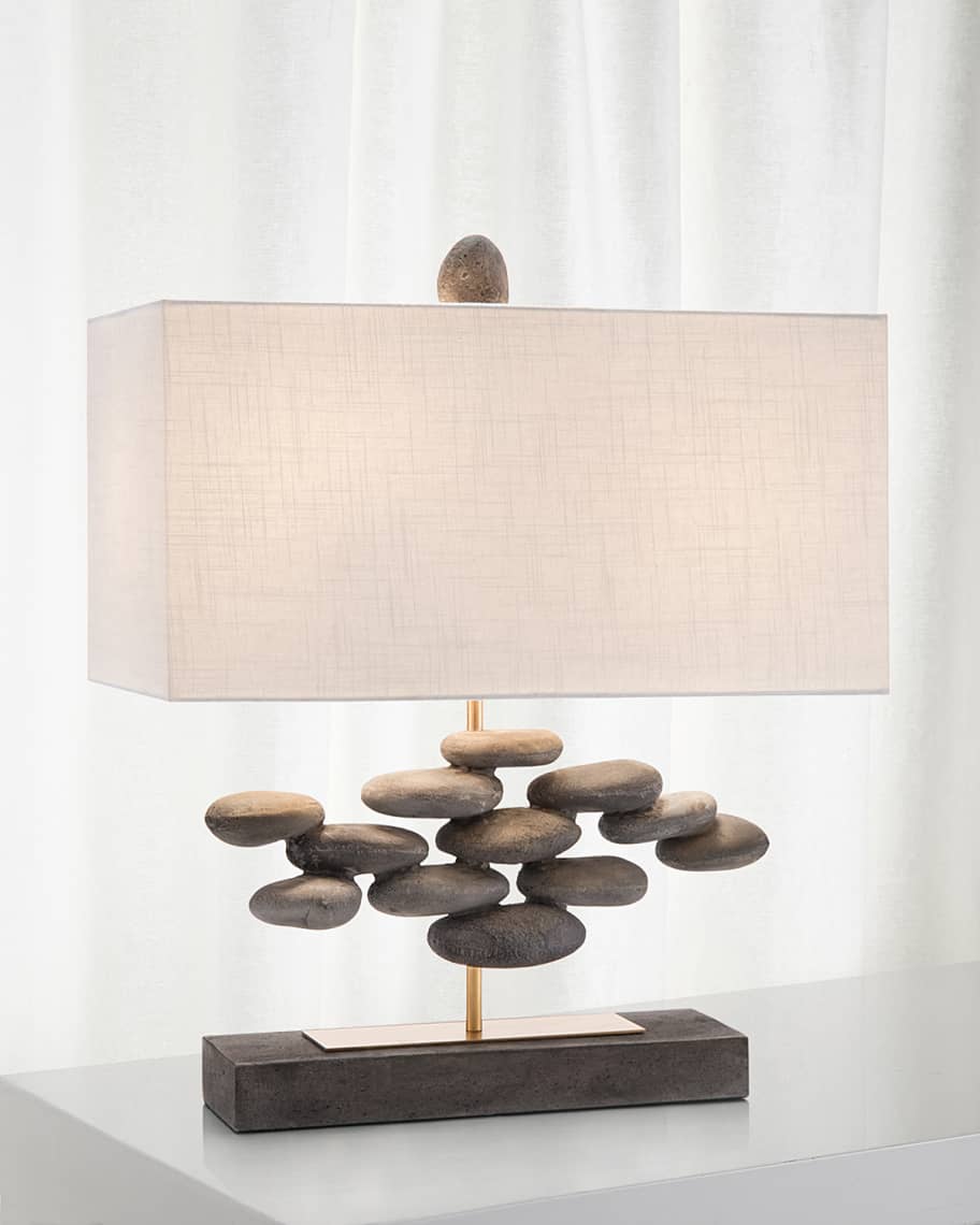 Image 1 of 1: River Rock Accent Lamp