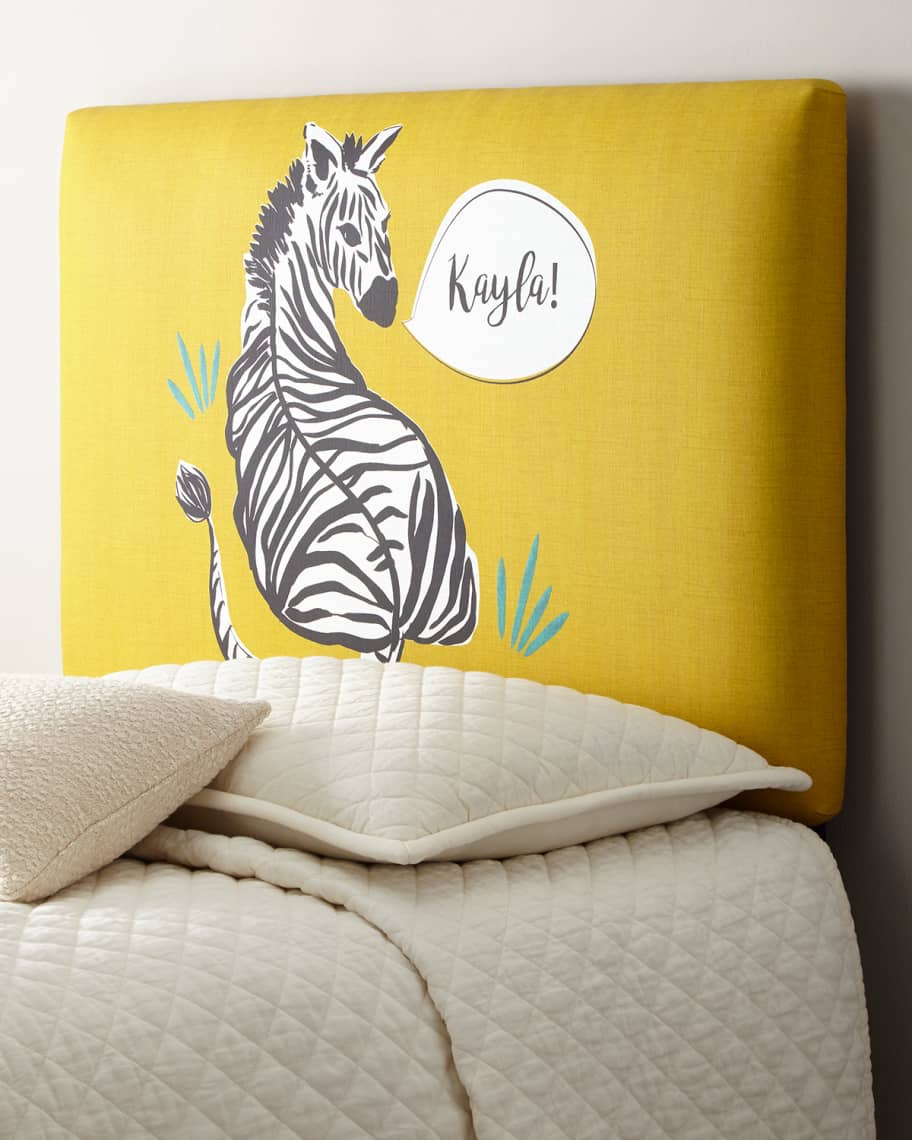 Zebra Twin Headboard Horchow