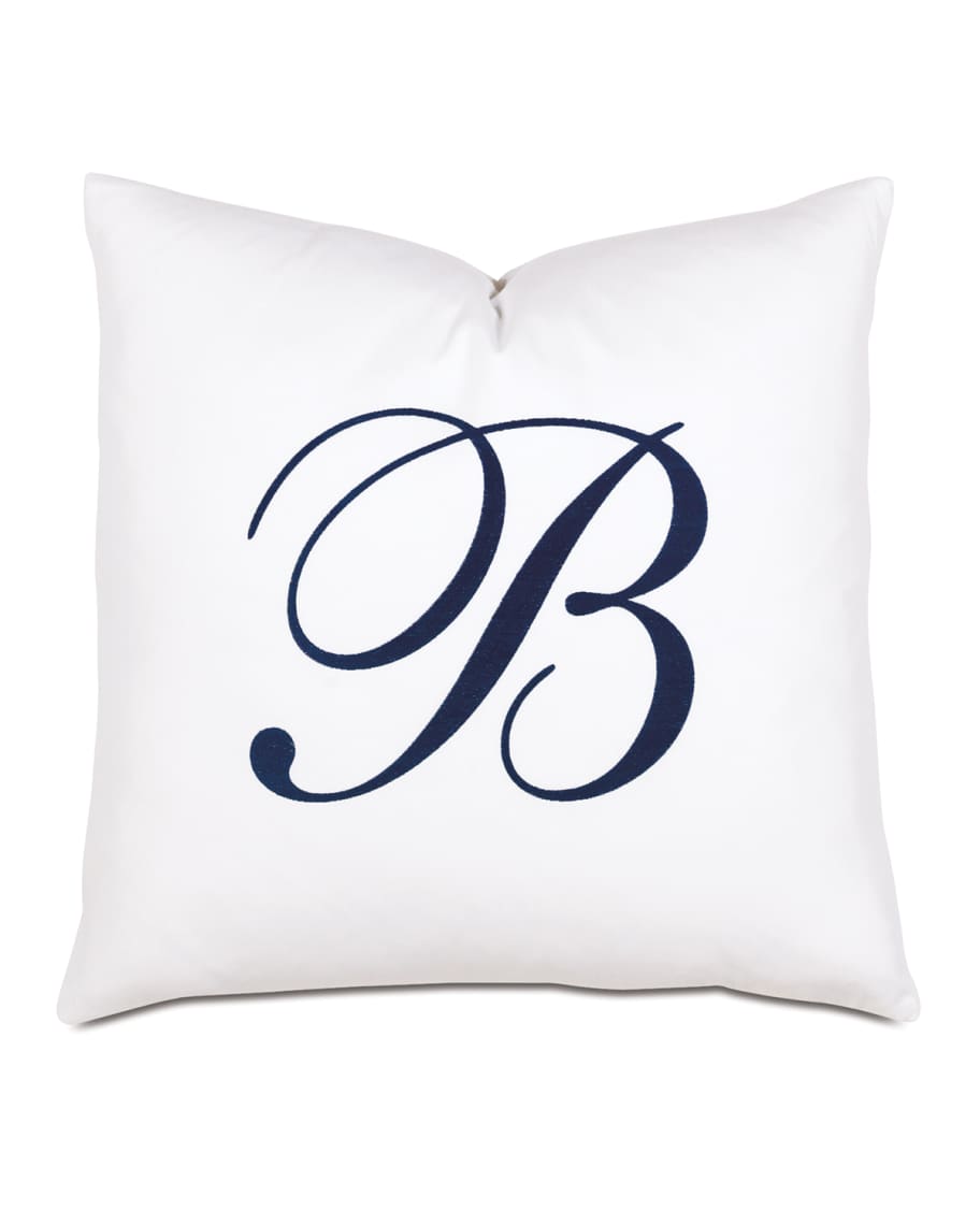 Image 1 of 1: Summerhouse Decorative Monogram Pillow