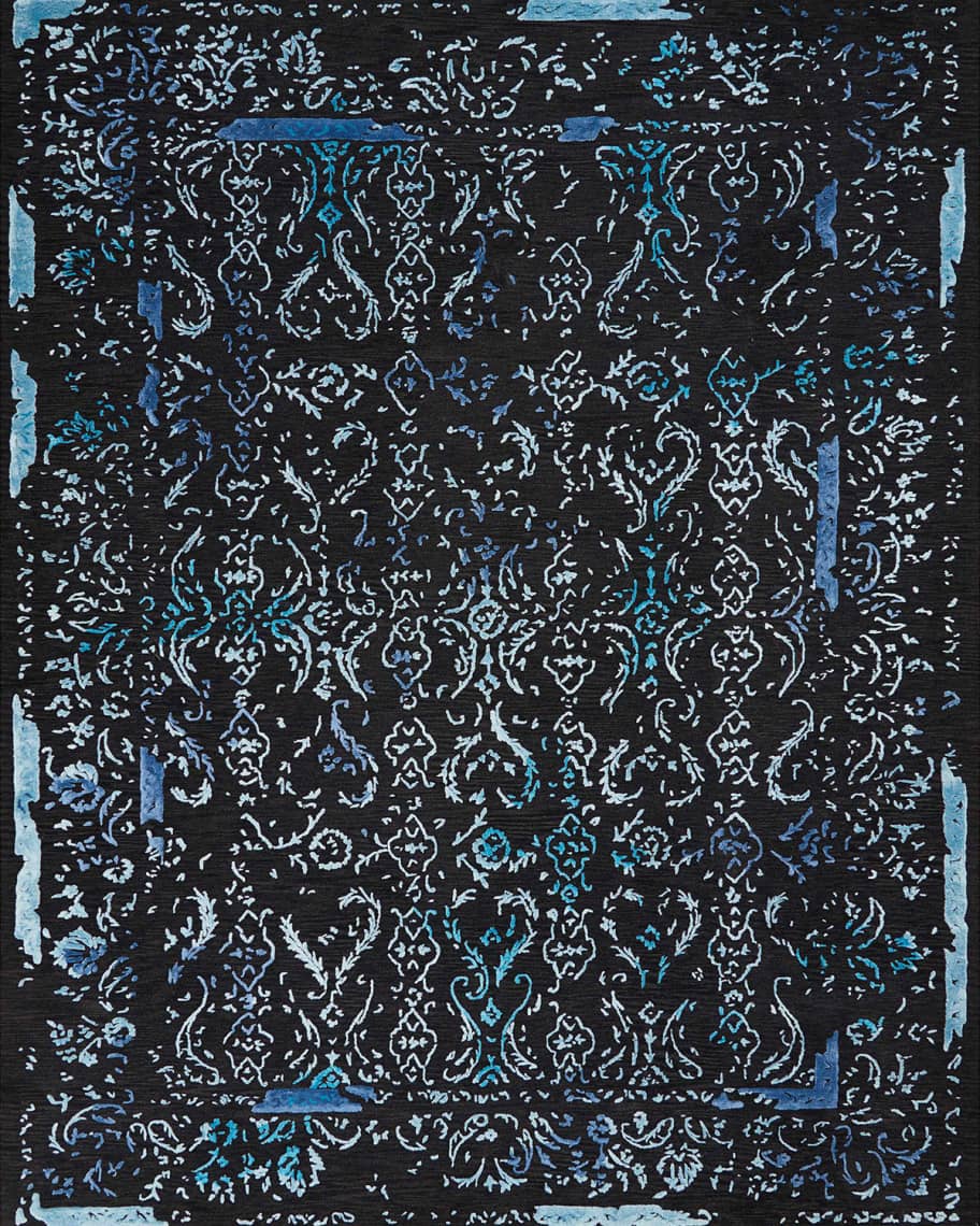 Image 1 of 2: Midnight One of a Kind Rug, 7.75' x 9.75'