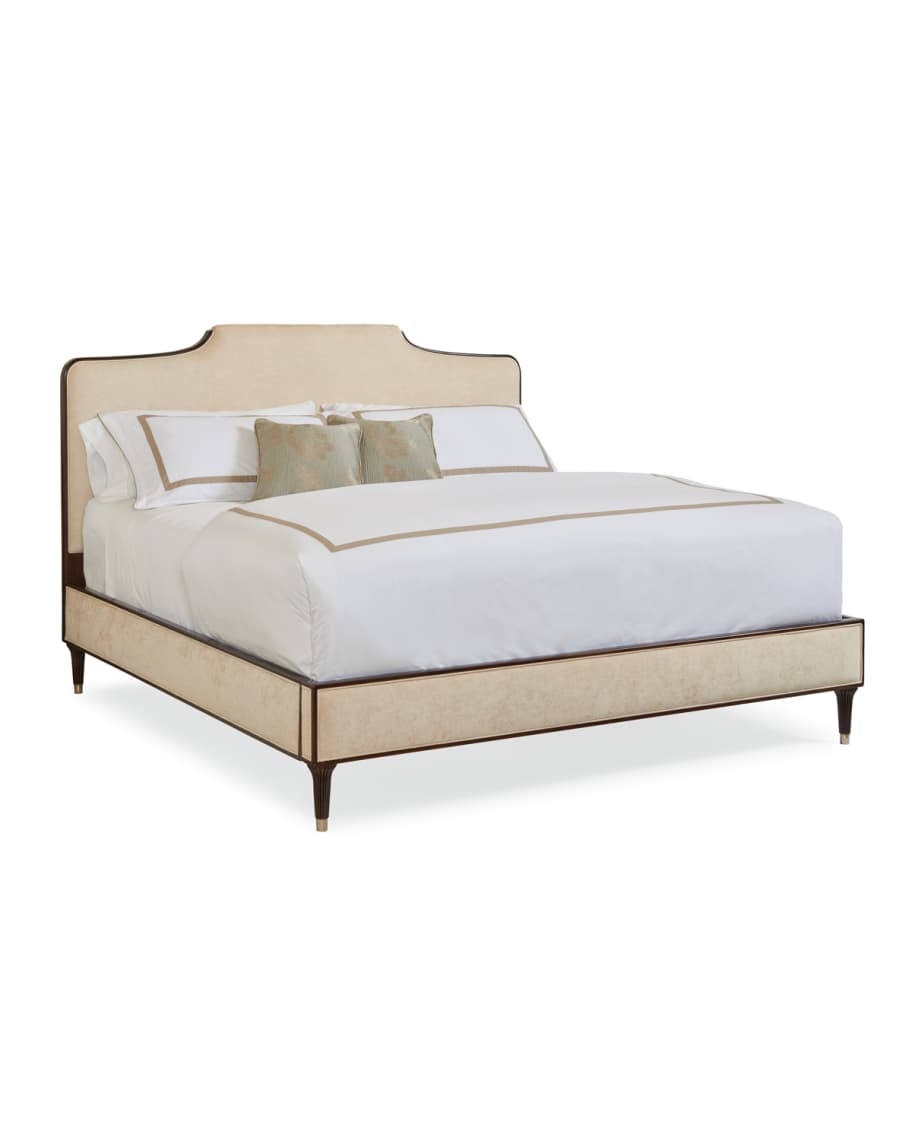 Image 2 of 2: Easy On The Eyes Upholstered Queen Bed