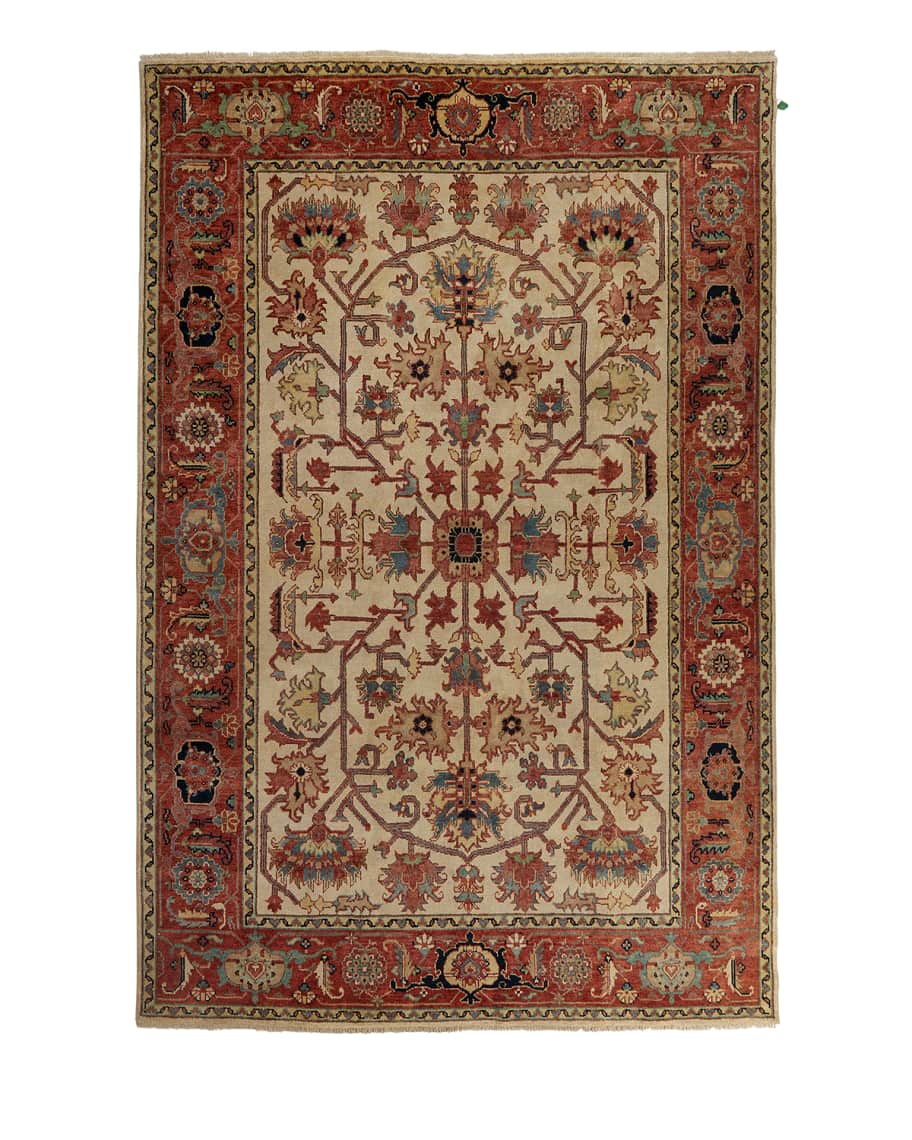Image 3 of 3: Reyhan Hand-Knotted Rug, 10' x 14'
