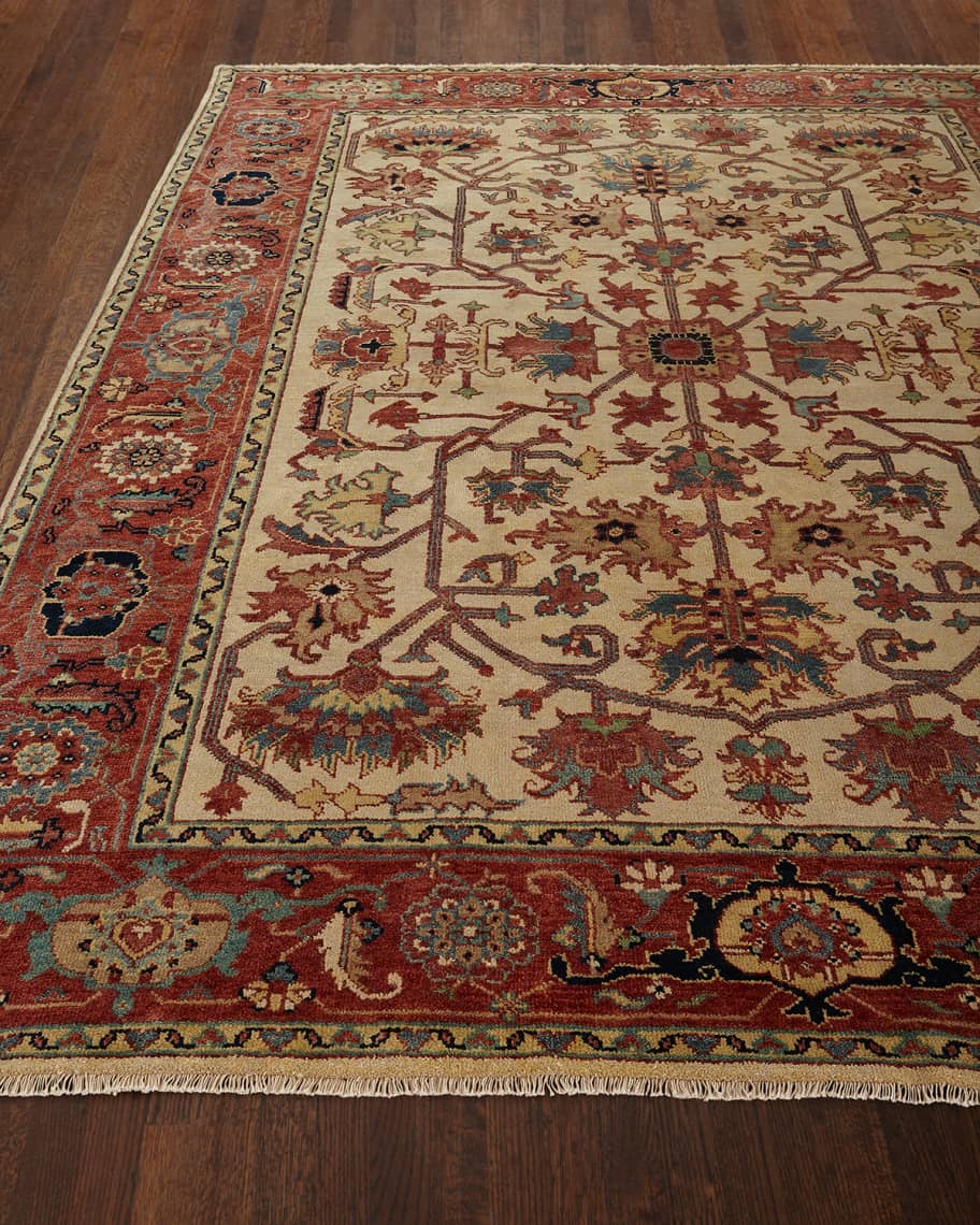 Image 1 of 3: Reyhan Hand-Knotted Rug, 10' x 14'
