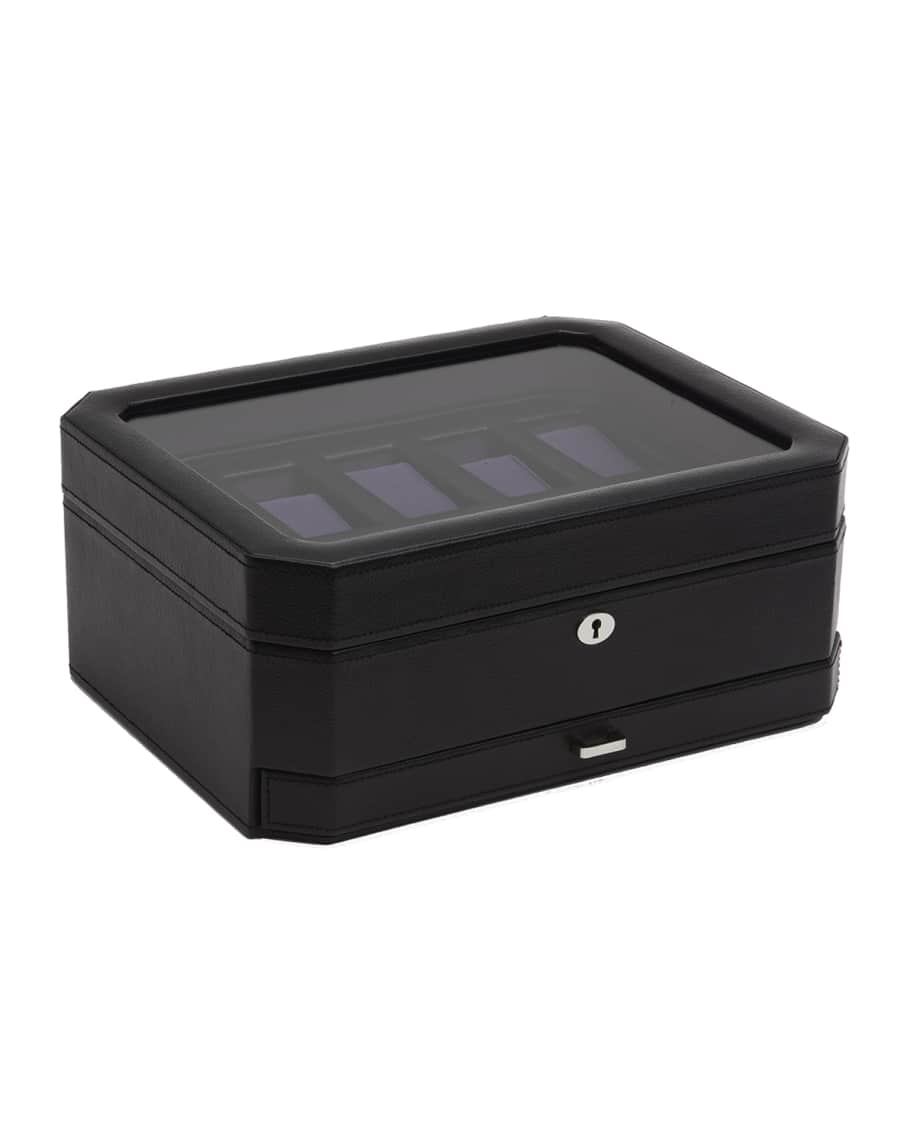 Image 2 of 3: Windsor 10-Piece Watch Box with Drawer