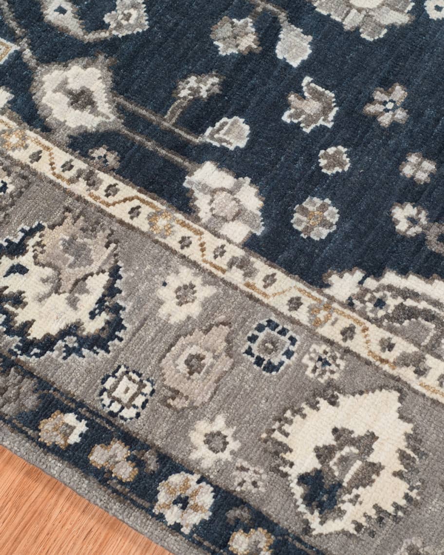 Image 3 of 5: Bluestar Hand-Knotted Rug, 8' x 10'