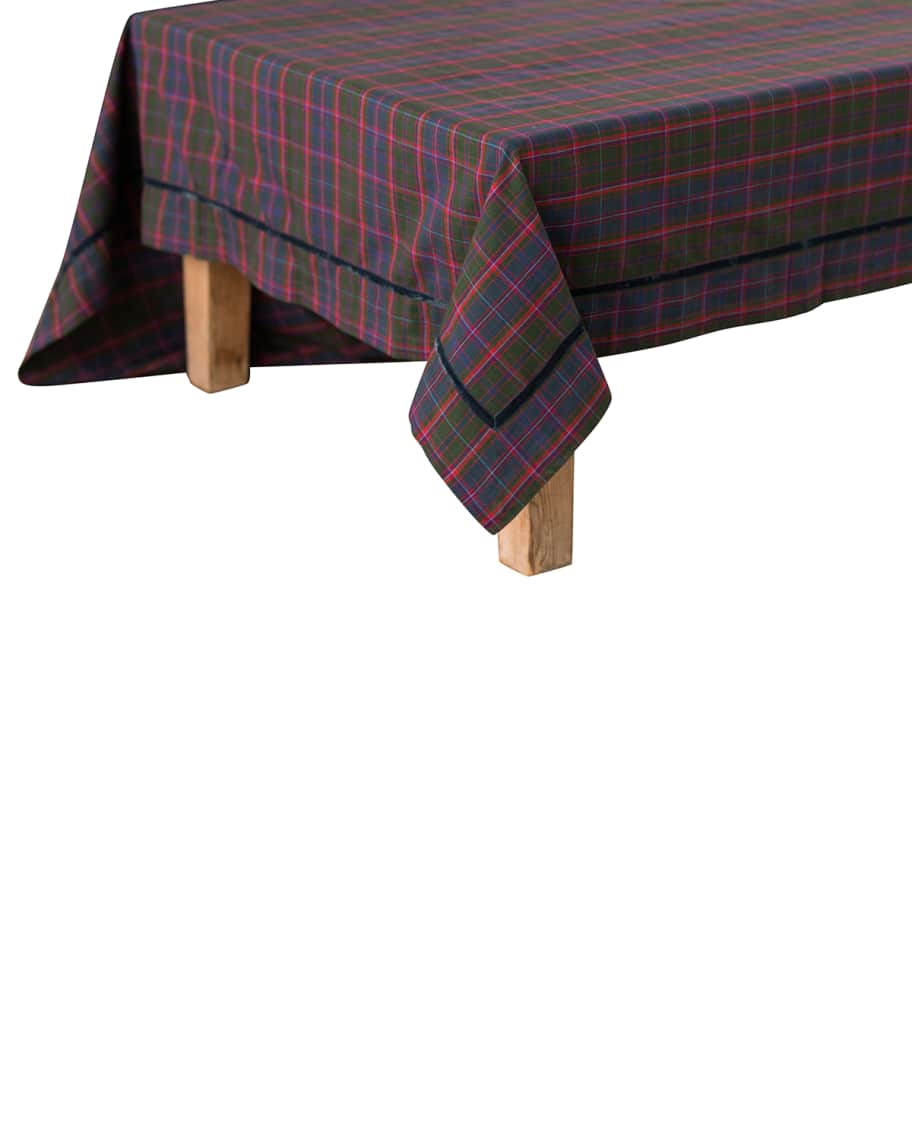 Image 1 of 1: Chalet Tartan Tablecloth, 70" x 96"