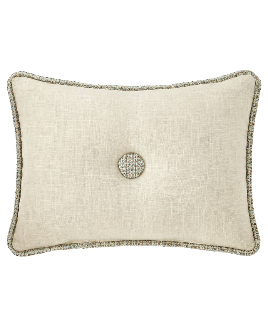 Image 1 of 1: Tinsley Linen Boudoir Pillow