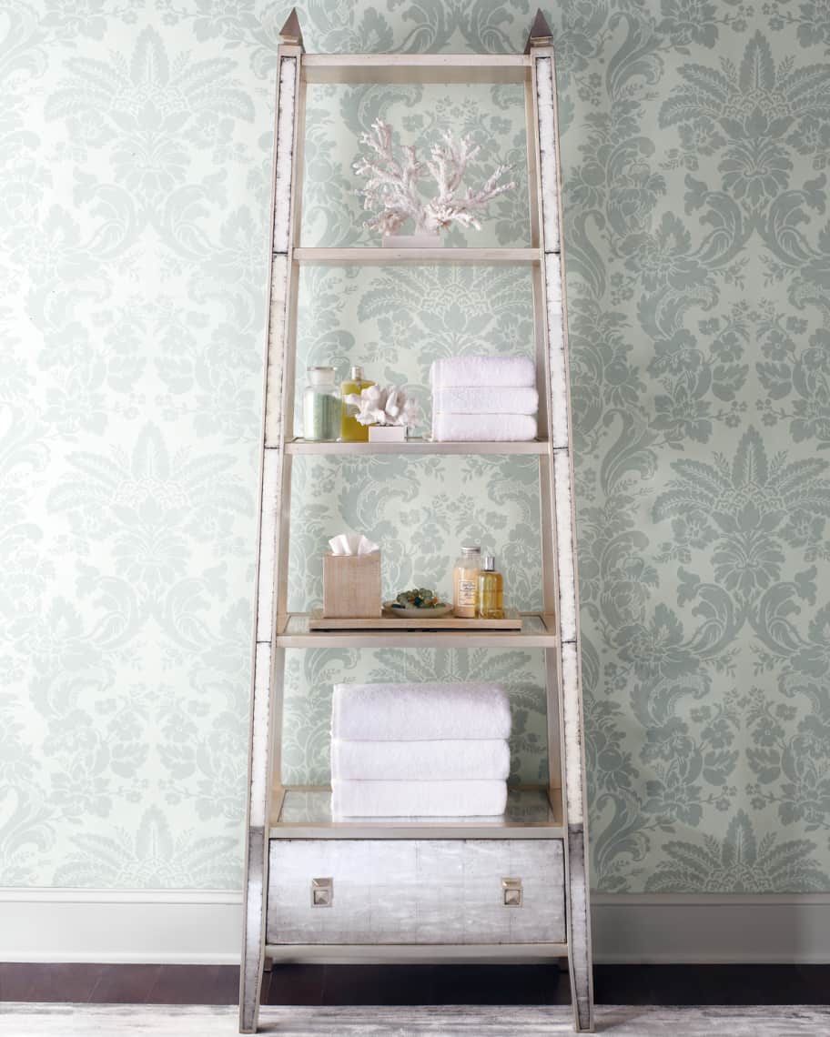 Mirrored etagere sale